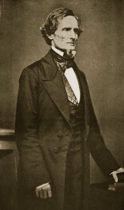 Jefferson Davis, President of the Southern Confederacy, 1859-60 by Mathew B. Brady